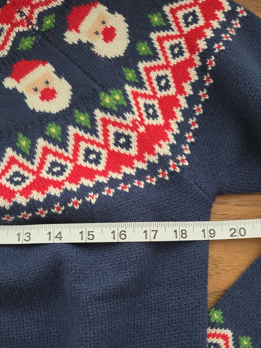 KIEL JAMES PATRICK COZY CABIN SWEATERS RARE SANTA SWEATER CHRISTMAS FAIR ISLE XS - Picture 4 of 11